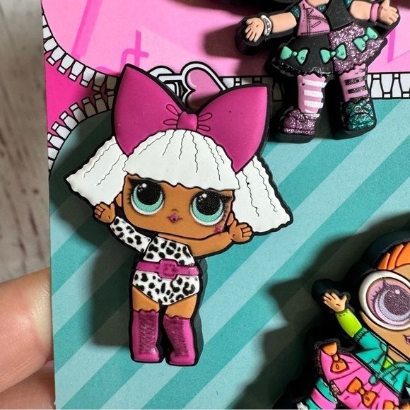 LOL Surprise Crocs Jibbitz Charms 5 piece Set - Multicolor - Picture 6 of 11